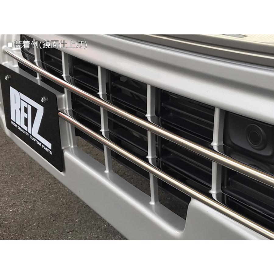 DR16T NT100クリッパートラック フロントバンパー グリルカバー [鏡面