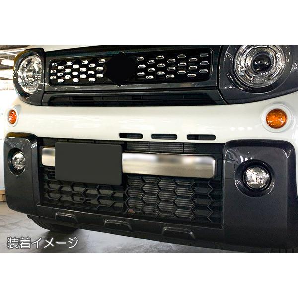 MK53S スペーシア ギア 専用 フロントバンパートリム 鏡面仕上げ 2