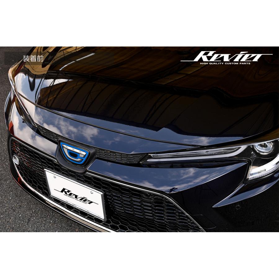 210系 カローラ スポーツ フロントフードトリム [鏡面仕上げ] 両面