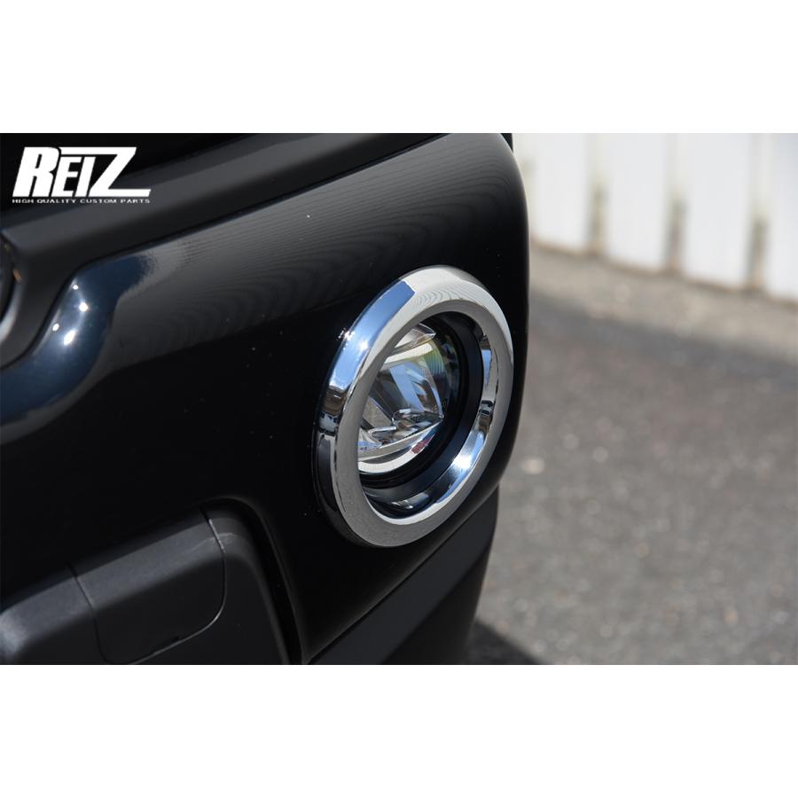 MR52S/MR92S ハスラー 3型まで フォグランプベゼルカバー クローム