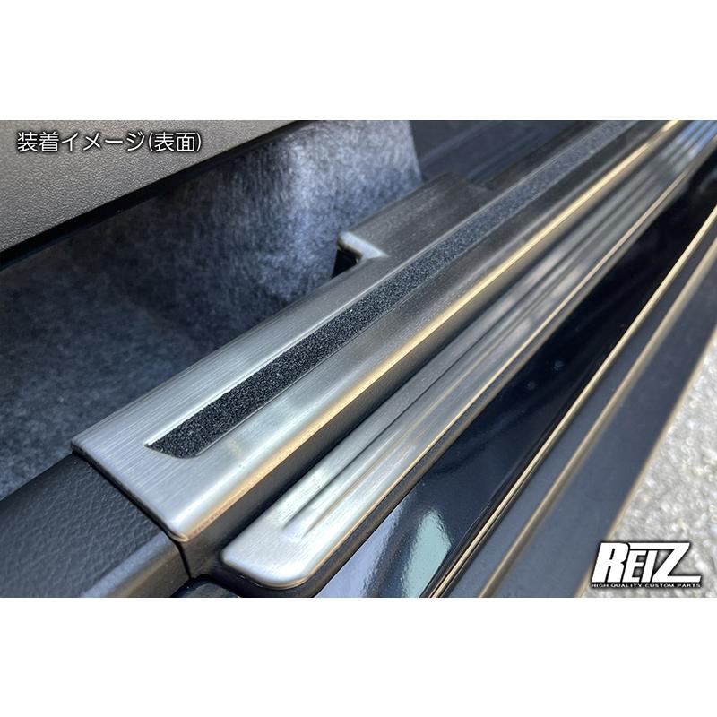 MR52S/MR92S ハスラー スカッフプレート 8ピース へアライン仕上げ ステンレス製 保護 ステップ カバー MR52S/MR92S ハスラー スカッフプレート 8ピース へアライン仕上げ
