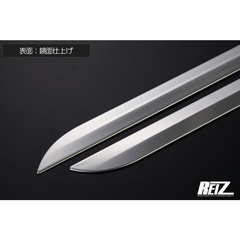 S700V/S710V ハイゼットカーゴ 鏡面 サイド ドア アンダー ガーニッシュ メッキ調 検) メッキモール トリム ステンレス ダイハツ_3