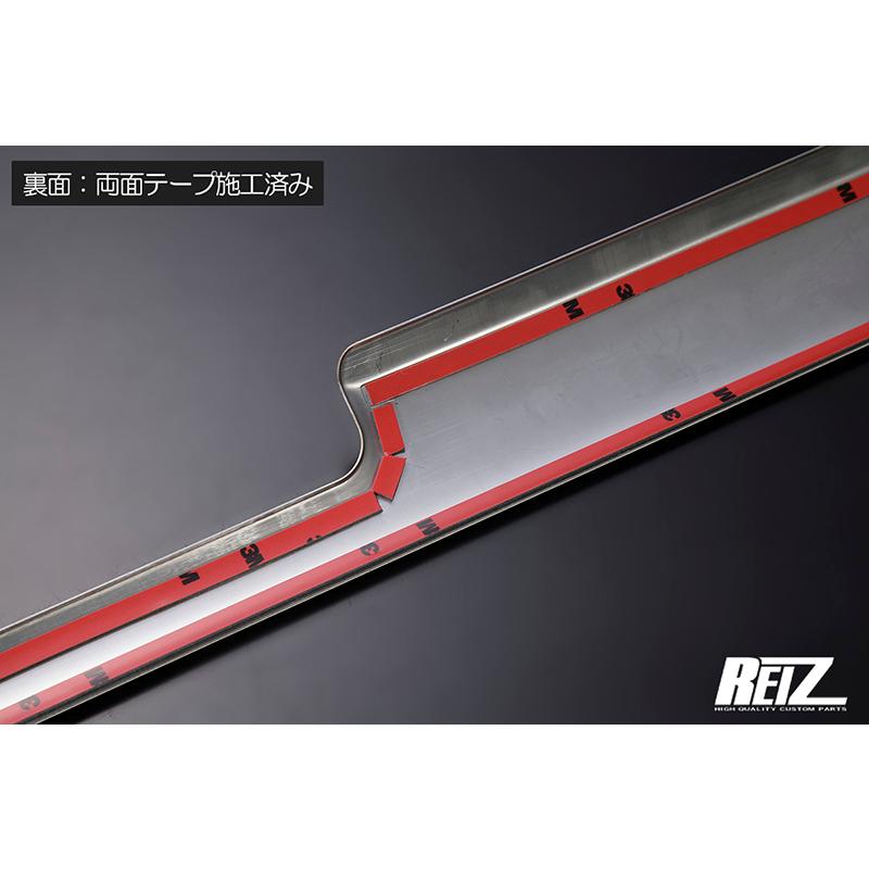 S700W/S710W ハイゼットデッキバン 鏡面 フロントバンパー アンダーカバー メッキ調 検) メッキモール ステンレス リップ スポイラー_6