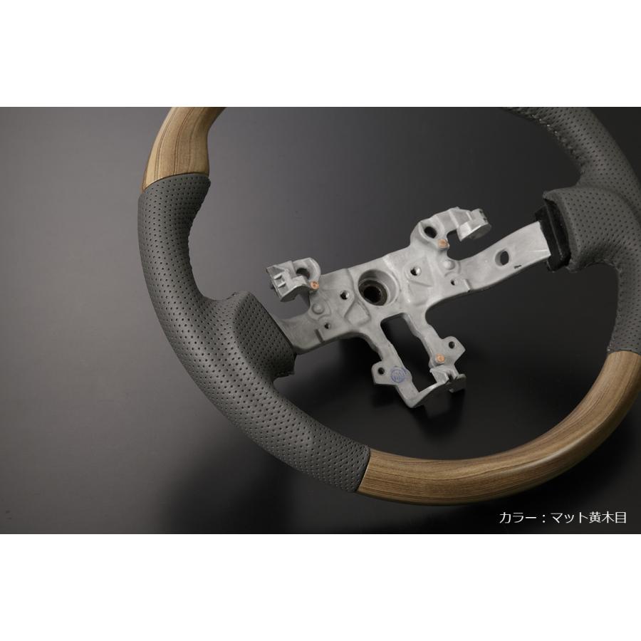 スズキ REIZ DA17V エブリィ バン コンビ ステアリング [マット黄木目  