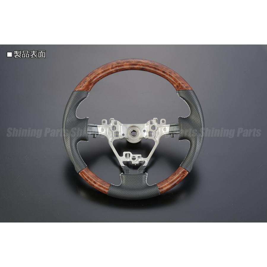 S321B/S331B サンバーバン 後期 純正交換 コンビステアリング [茶木目