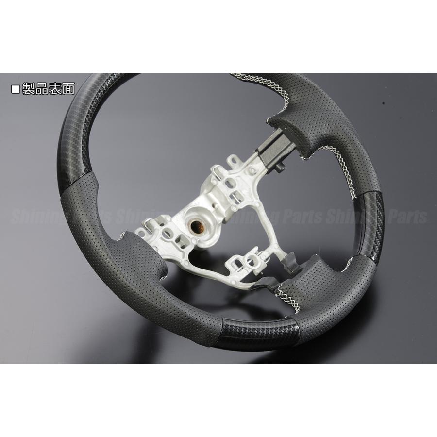 LA350S/LA360S ミライース 純正交換 コンビステアリング [カーボン調