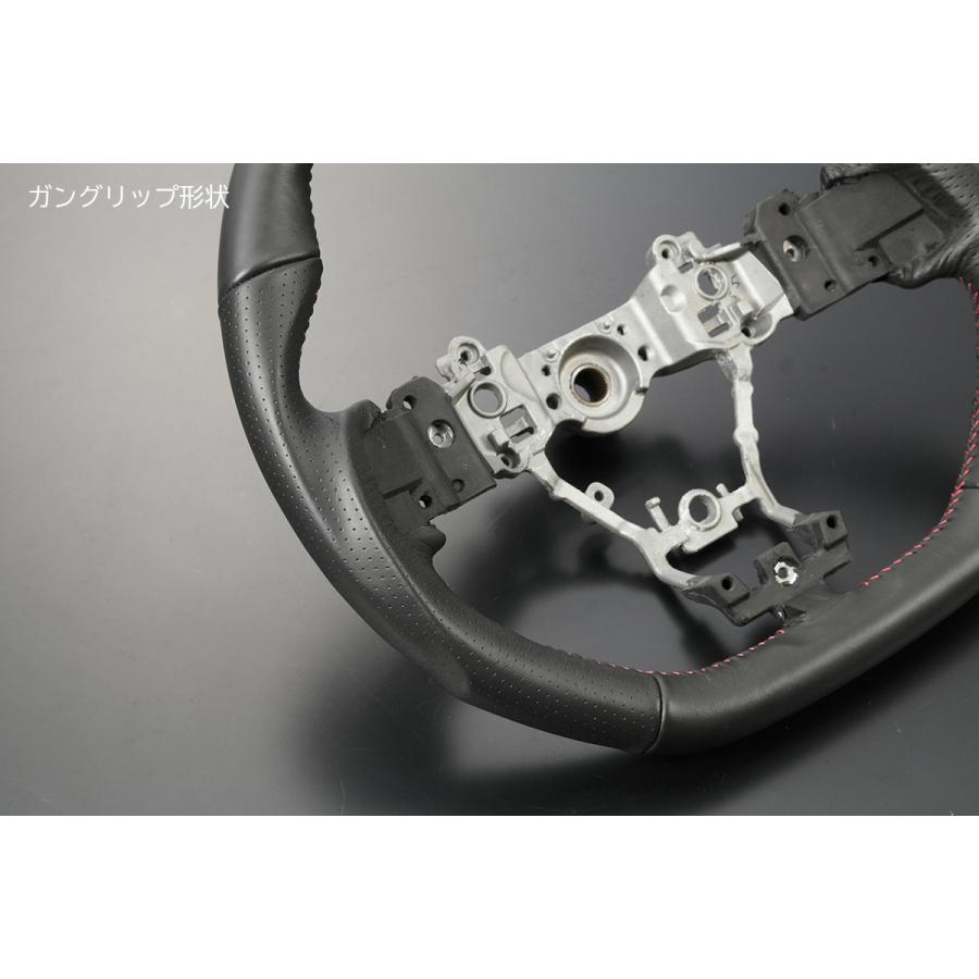 VAG/VAB WRX S4/STI オールレザーステアリング ガングリップ形状