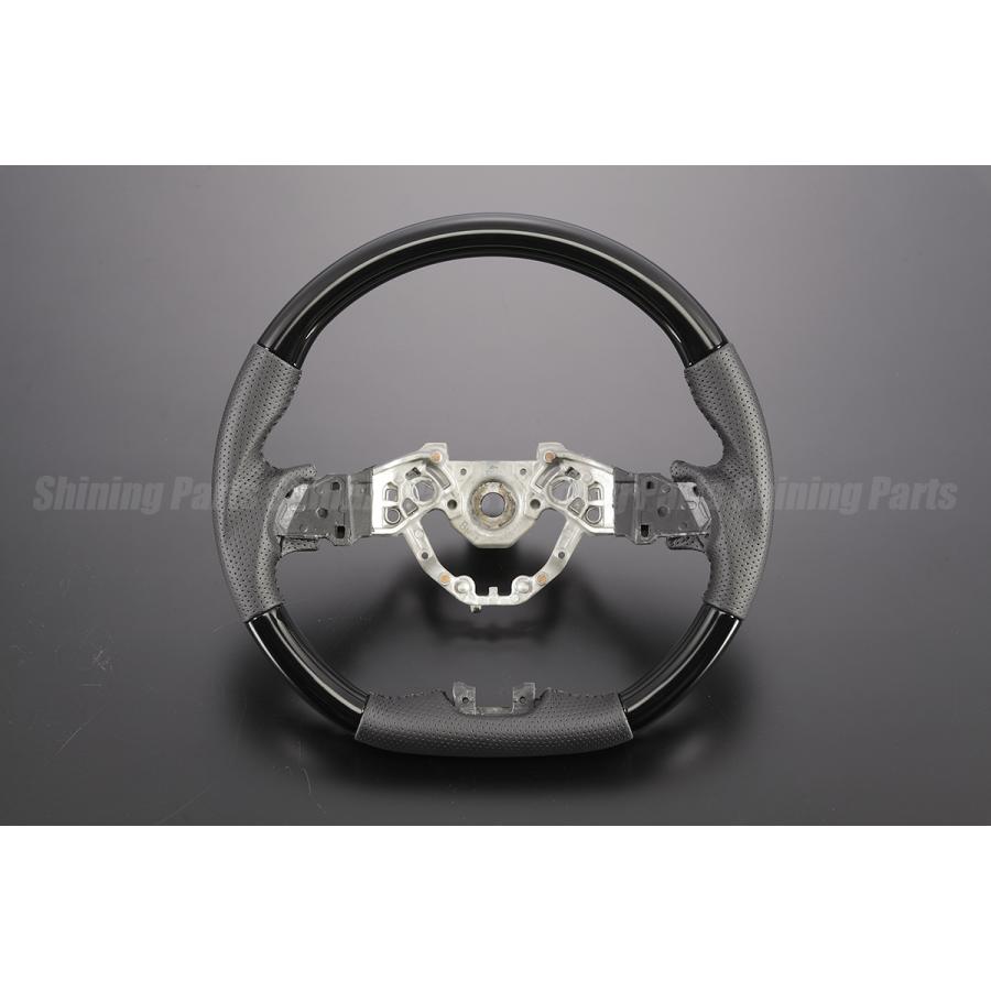 C27系 セレナ 純正交換 コンビ ステアリング [ピアノブラック/黒革