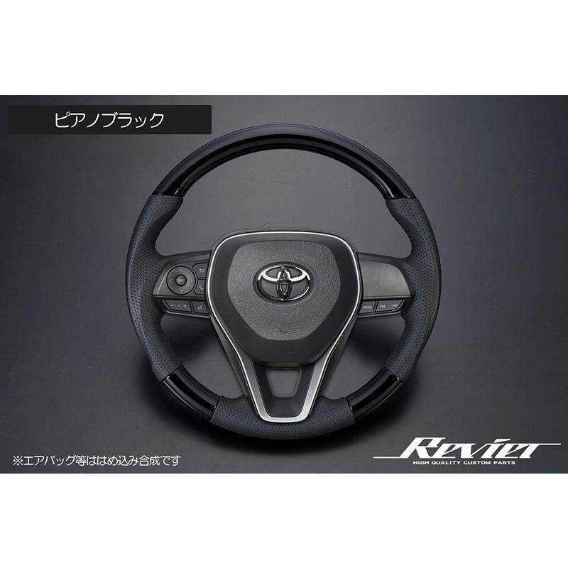 美品 トヨタ カローラスポーツ レザーステアリング カローラ スポーツ 210系 ステアリングホイール ガングリップタイプ