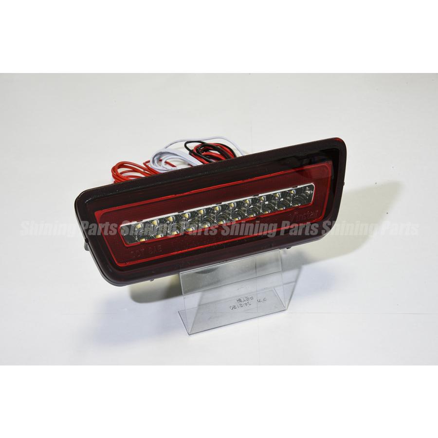 Revier T32 エクストレイル LED リアフォグランプキット [レッドクリア/クローム] スモール/ブレーキ/バックランプ3機能 バンパーライト