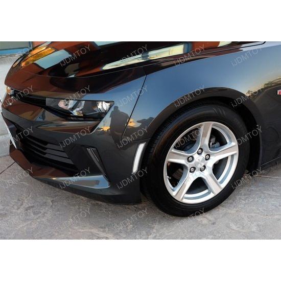 16Y〜 シボレー カマロ LED サイドマーカー 前後SET [クリアレンズ