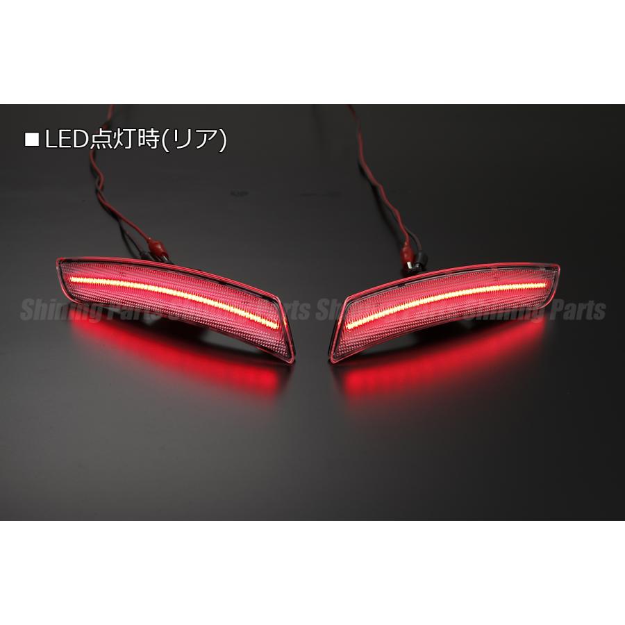 16Y〜 シボレー カマロ LED サイドマーカー 前後SET [クリアレンズ