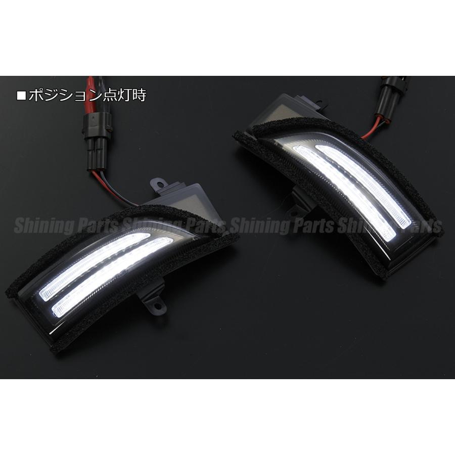 流れるウインカー] VAB/VAG WRX STI/S4 LED ウインカーミラー レンズ