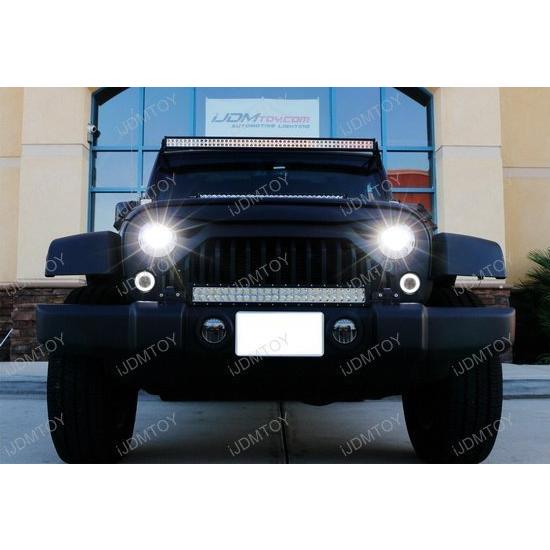 Jeep ラングラー JK LED フロントウィンカー デイライト デイライト付き] 2007-2017 JK ラングラー LED フロント ウインカー