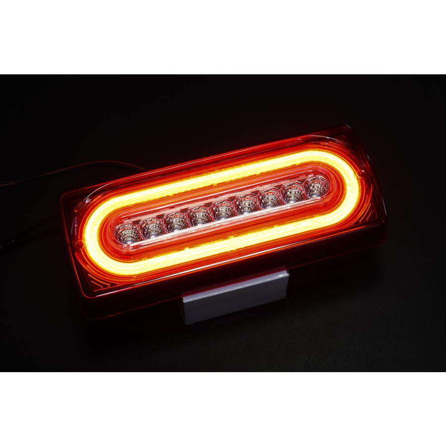 流れるウインカー] W463 Gクラス オールLEDテールランプ [レッドクリア