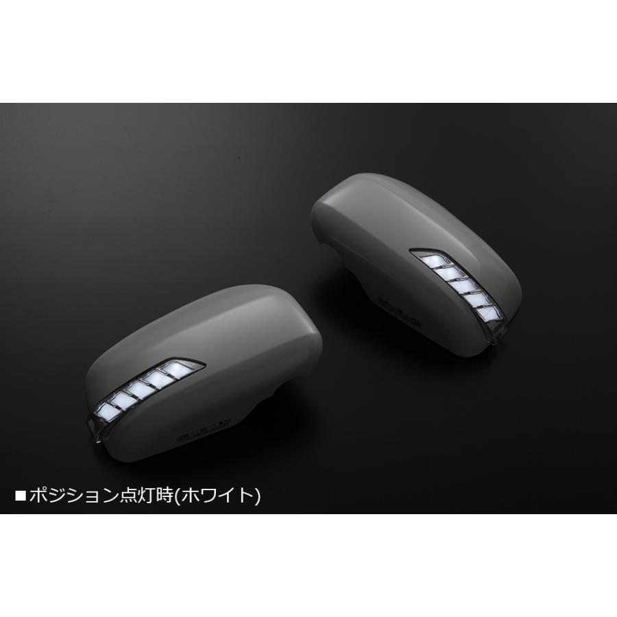 流星Ver L375S タント 流れる　LEDミラーカバー W24 最終値引き 流星Ver.] L375S/L385S タント カスタム LEDウインカーミラー [W24