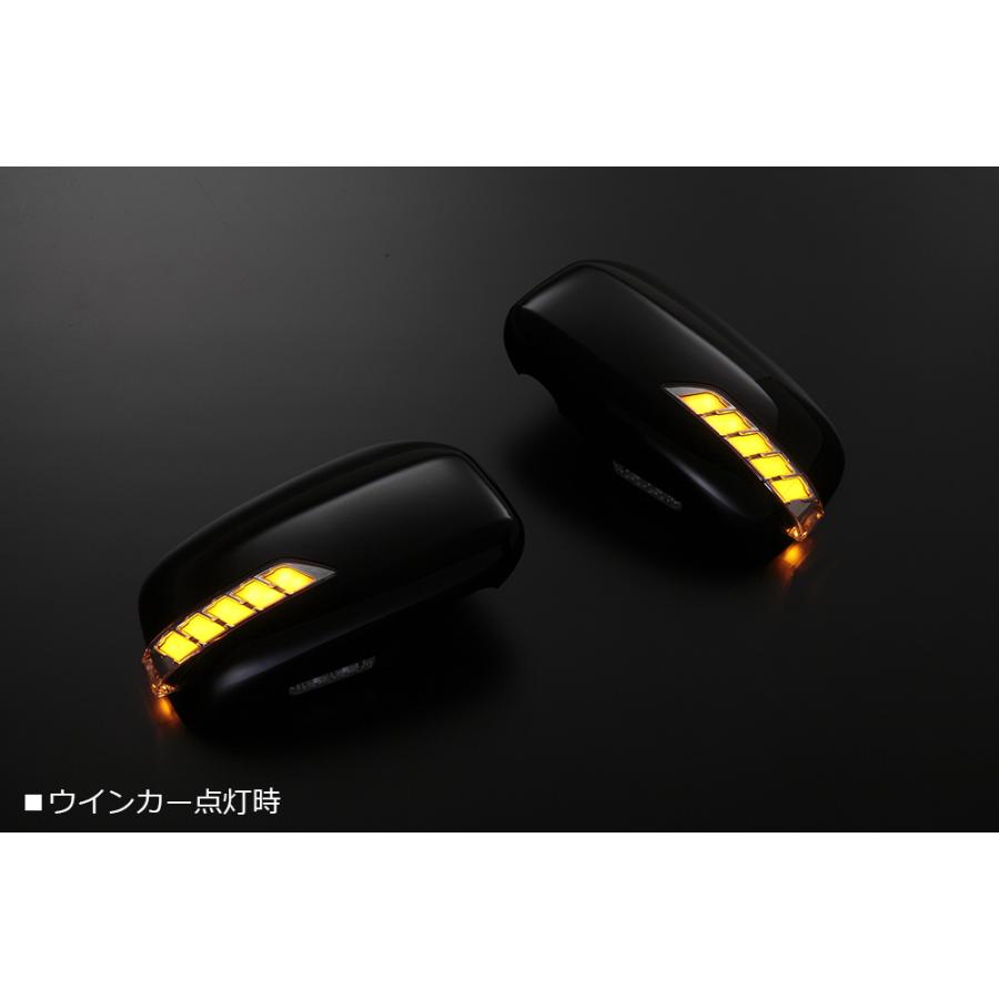 流星Ver.] L375S/L385S タント カスタム LEDウインカーミラー [X06/青