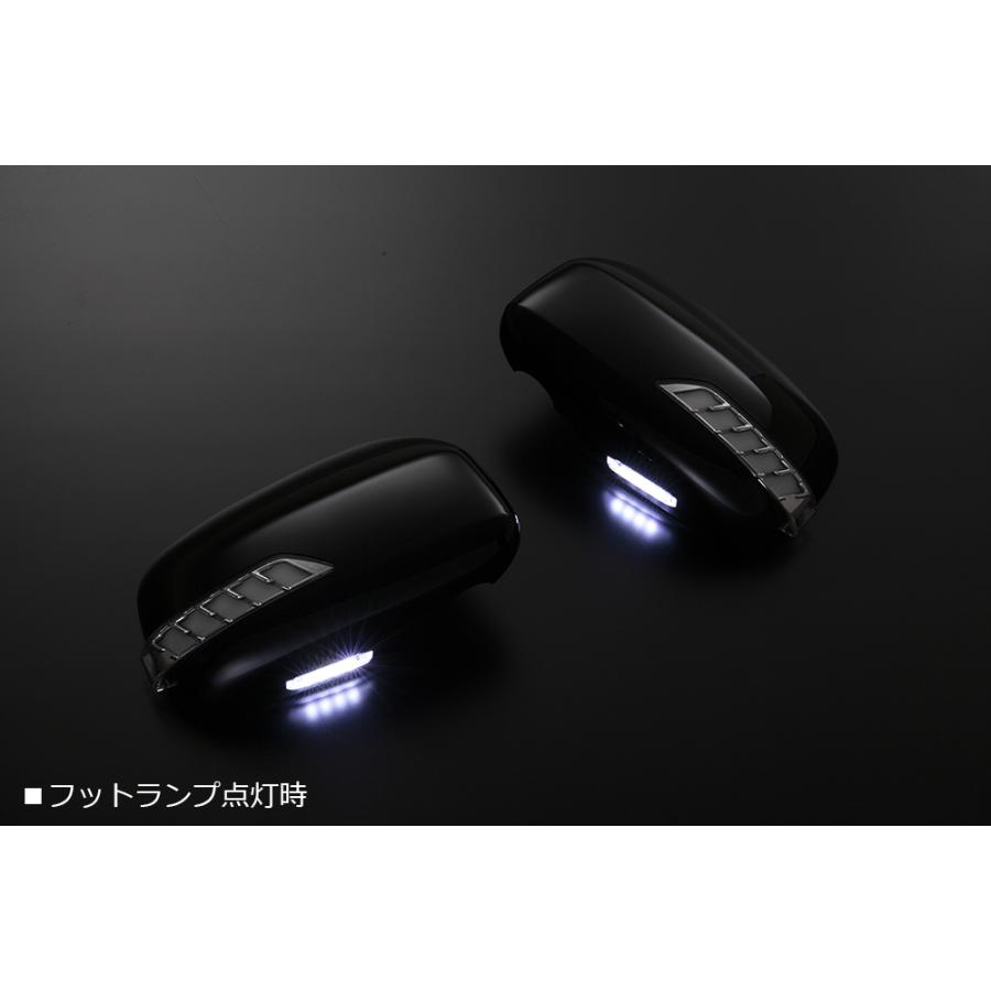 流星Ver.] L375S/L385S タント カスタム LEDウインカーミラー [X06/青