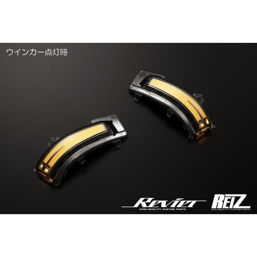 オープニング付 Ver.4 MK54S MK94S スペーシアカスタム LED ウインカーミラー レンズKIT クリア白光 流れる ウインカー シーケンシャル | スペーシア | 02
