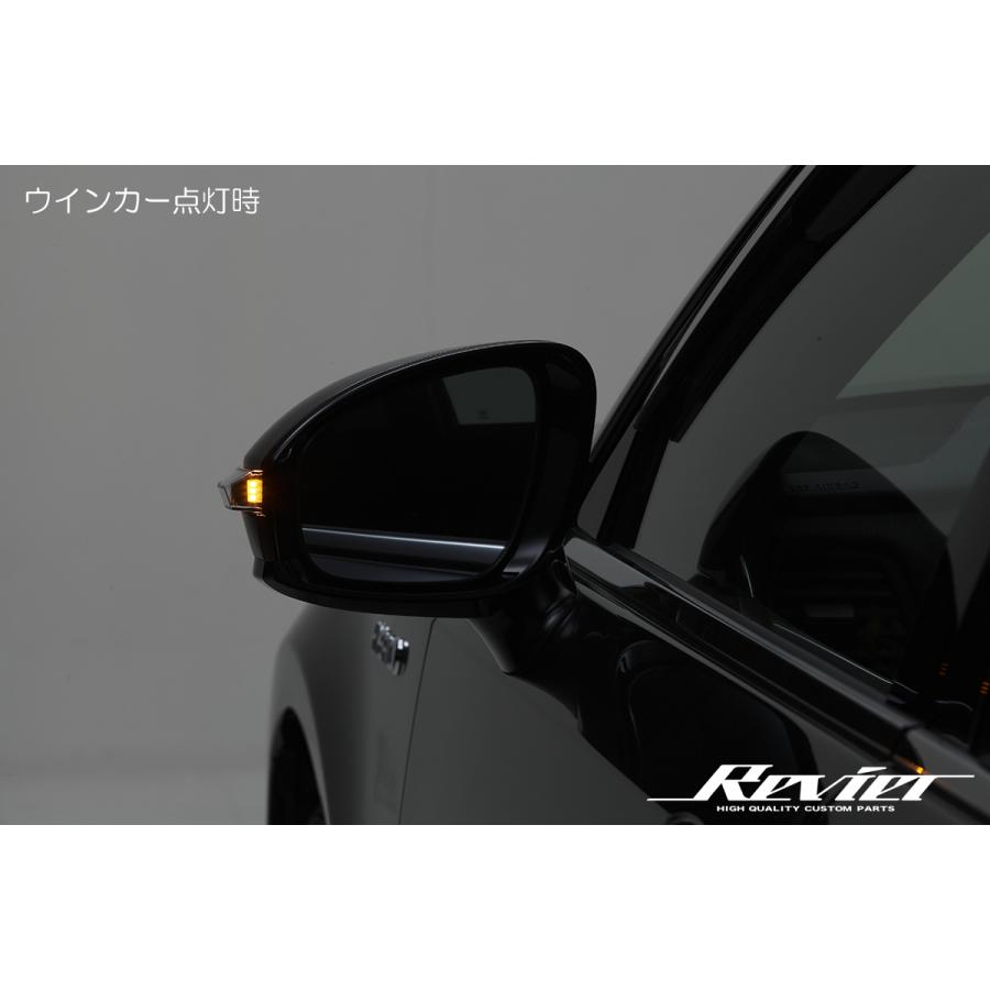 オープニングライト付き] AZK10 SAI 後期 LEDウインカーミラーレンズ 