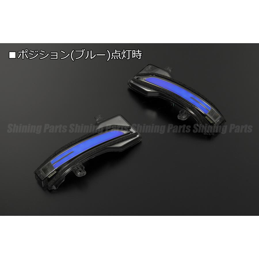 流れるウインカー] GT3/GT7/GTE XV LED ウインカー ミラー レンズKIT