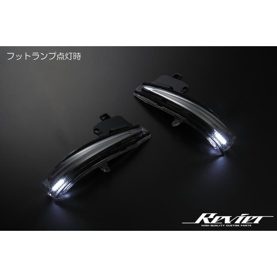 40系 アルファード ヴェルファイア PHV LED ウインカーミラーレンズ O＆E 青光 シーケンシャルウインカー オープニング エンディング｜shiningparts03｜04