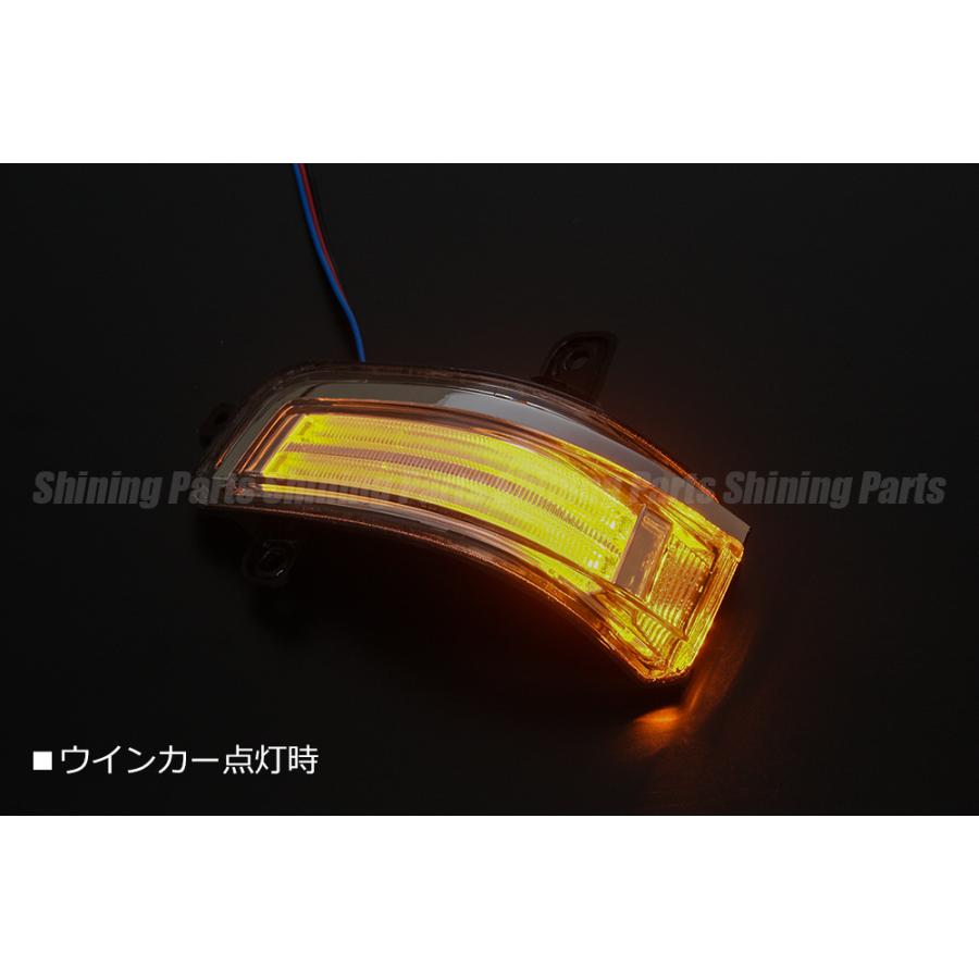 E26 キャラバン LED ウインカーミラーレンズKIT [クリア/青光 