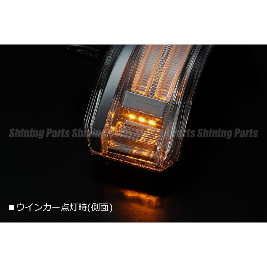 E26 キャラバン LED ウインカーミラーレンズKIT [クリア/青光