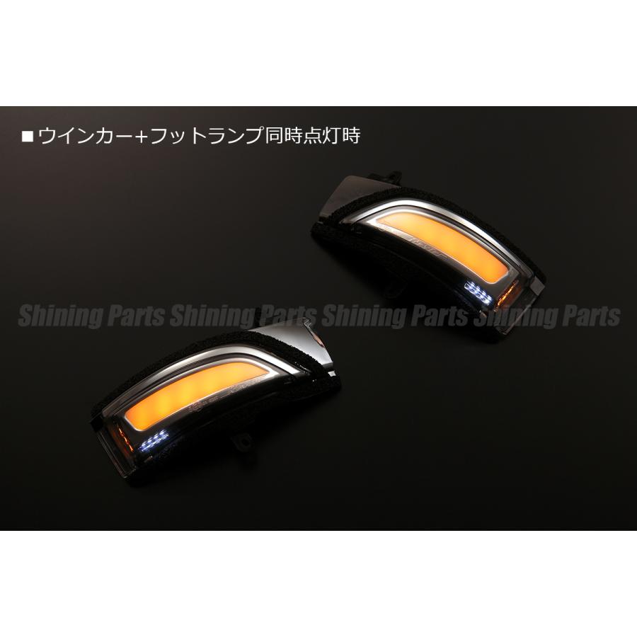 流れるウインカー] VM系 レヴォーグ LED ウインカーミラー レンズKIT