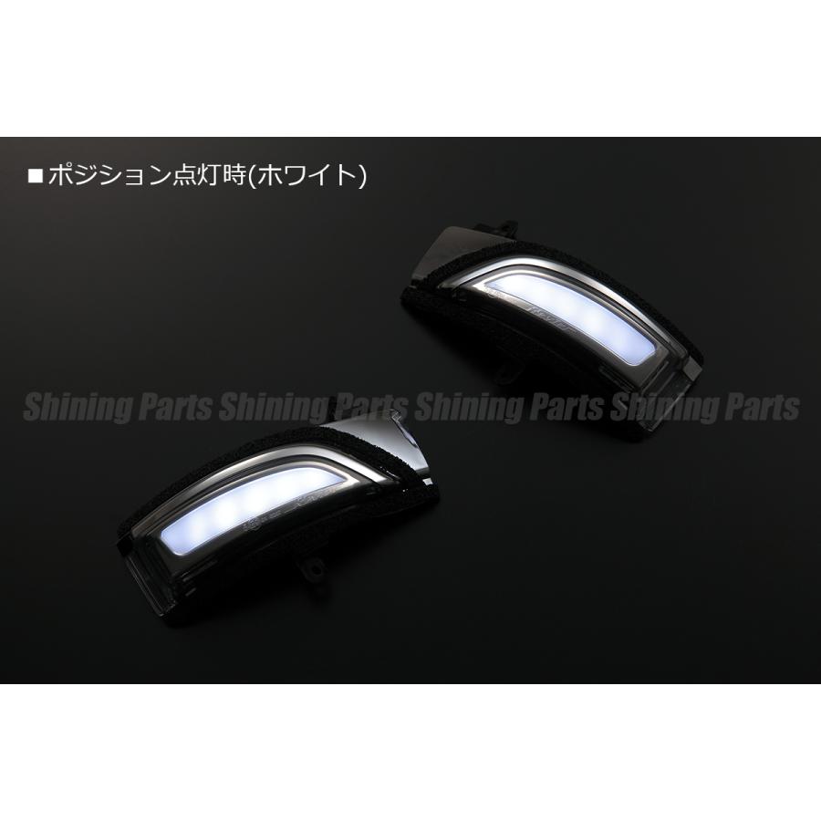 流れるウインカー] VM系 レヴォーグ LED ウインカーミラー レンズKIT