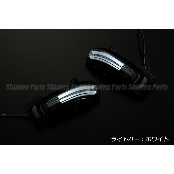 REIZ MH55S ワゴンR スティングレー ハイブリッド T/X LED ウィンカーミラー レンズKIT フットランプ付 [ライトスモーク/白光]