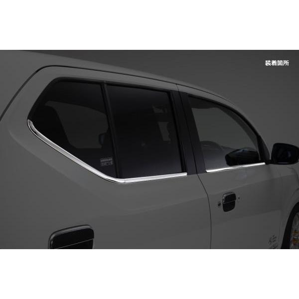 HA36SアルトターボRS ウィンドウスイッチガーニッシュ（ツヤ有りブラック） アルトワークス HA36S メッキリアウィンドウスイッチカバー