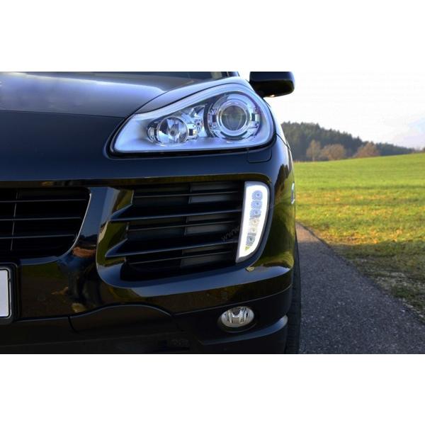 ポルシェ カイエン 957型 9PA LEDフロントコーナーランプ デイライト付