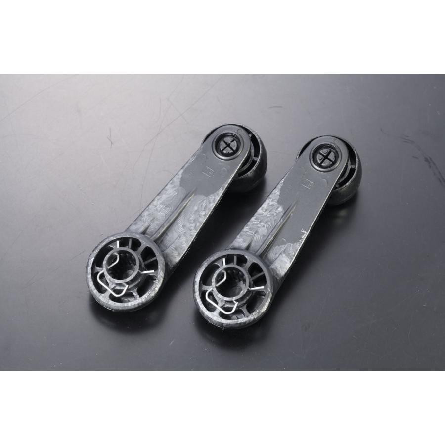 86 カーボン調 ウィンドウレギュレーターハンドル 2ピース  