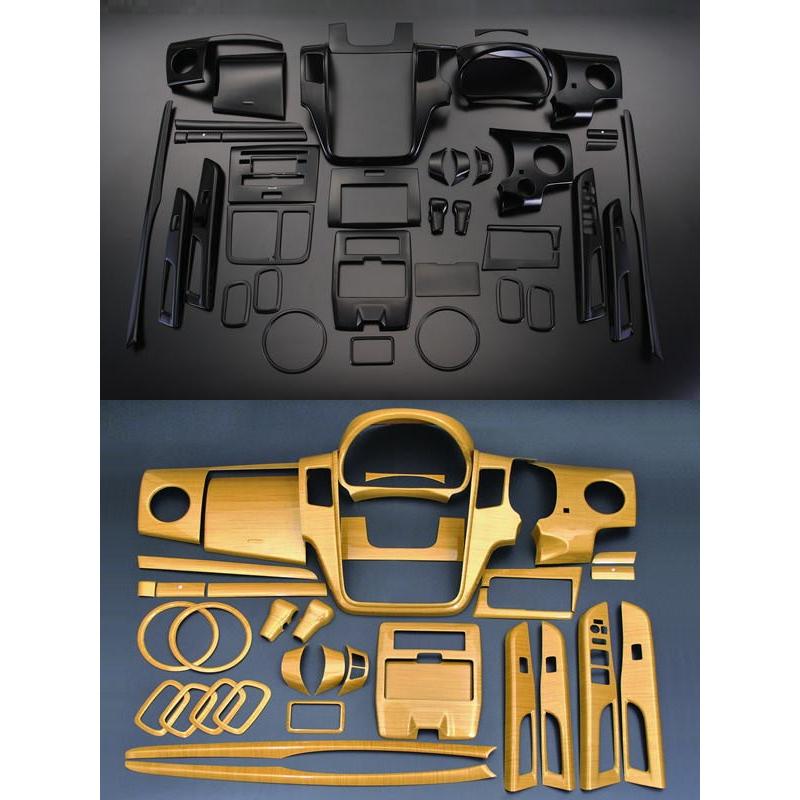 ワゴンR MH23S ワゴンRスティングレー インテリアパネル39点セット