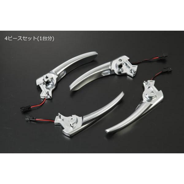 ランドクルーザー 300系 LEDイルミ内蔵 交換式インナードアハンドル