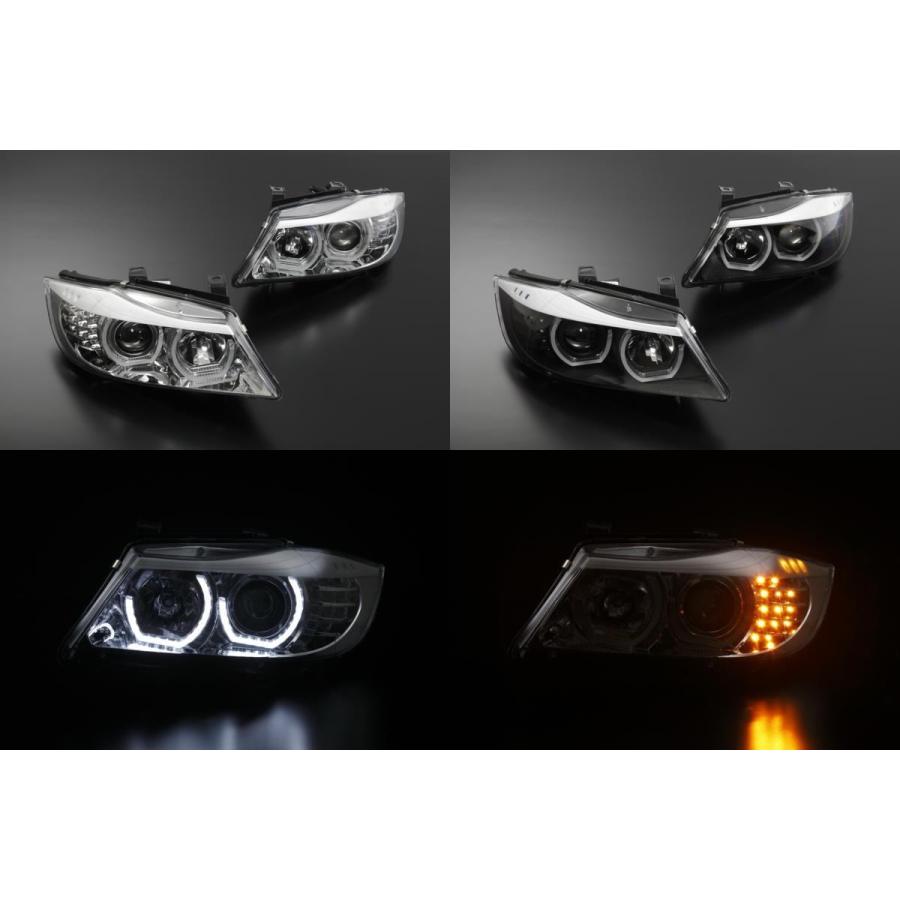 EVOLUTION F BMW E91前期 E90前期 3シリーズ 3Dエンジェルアイヘッド