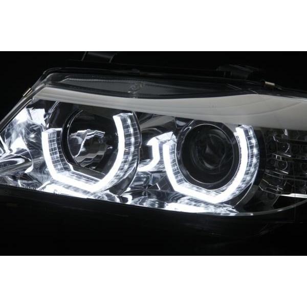 EVOLUTION F BMW E91前期 E90前期 3シリーズ 3Dエンジェルアイヘッド