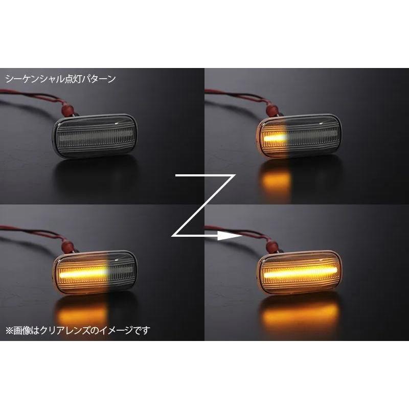 シビック サイドマーカー LED シーケンシャル点滅 左右 - FD1 FD2 ES9 FD3 / シビックフェリオ ES1 ES2 ES3 ...