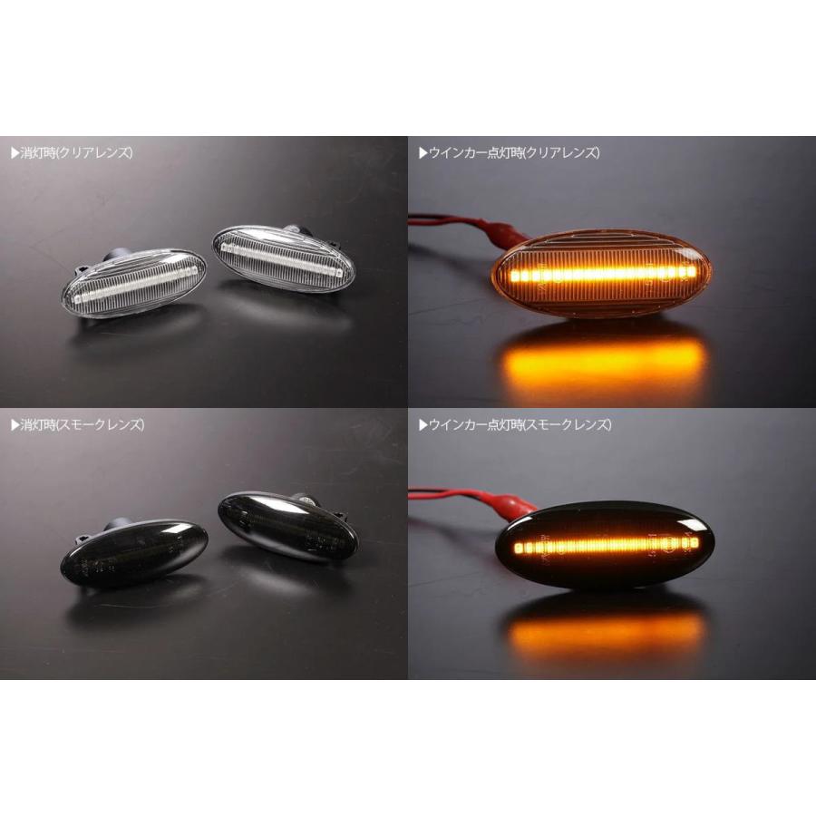 セレナ シーケンシャルウインカー LEDサイドマーカー 左右 - ジューク