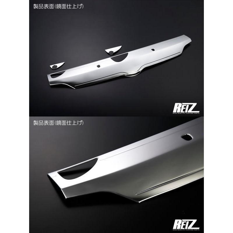 メッキ調鏡面仕上げ ハイゼット トラック ハイゼットジャンボ S500P S510P 前期 ボンネットフードトリム ステンレス製 ピクシス サンバー ハイゼットトラック