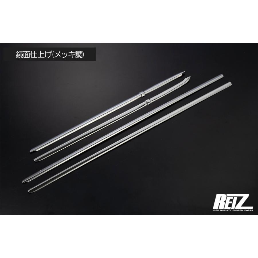 タフト LA900S LA910S サイド ウィンドウトリム ステンレス製鏡面