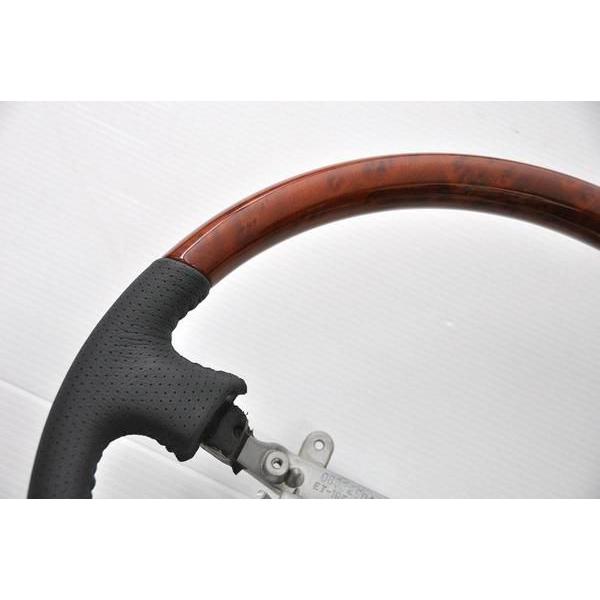 ハンドル ステアリング 20後期セルシオ本木9層高級ウッドコンビ