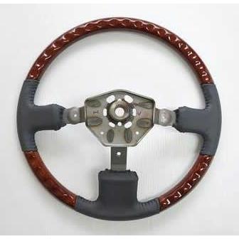 ランドクルーザー80 ステアリング　ハンドル ☆ トヨタ 純正 新品 ランクル80 ステアリング ブルーイッシュグレー 3