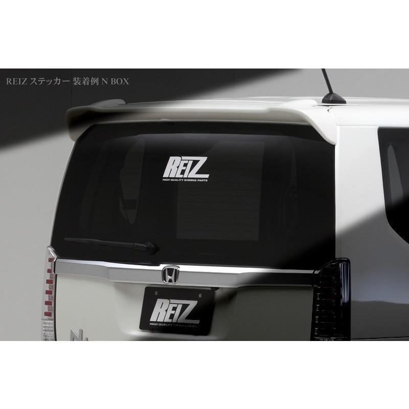 REIZ HIGH QUALITY CUSTOMPARTS ライツ ハイクオリティカスタムパーツ オリジナル ステッカー ホワイト 1枚 シール｜shiningparts