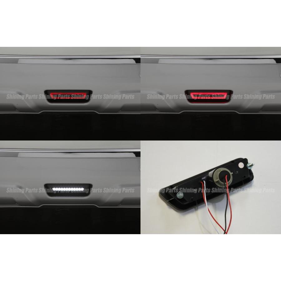 T32 エクストレイル LEDリアフォグランプキット モール ブレーキ バックランプの3機能の画像