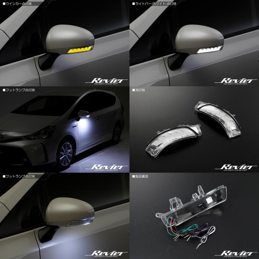 プリウス シーケンシャルウインカー オープニング機能付き プリウスα