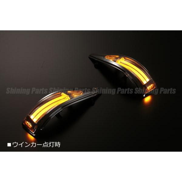 カラー変更 補修パーツ用 Revier タイプLSウインカーミラー用 LEDウインカーレンズキット 左右セット