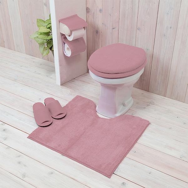 カラーショップ トイレマット スモークピンク : シャイニング カラーショップ トイレマット スモークピンク : シャイニング