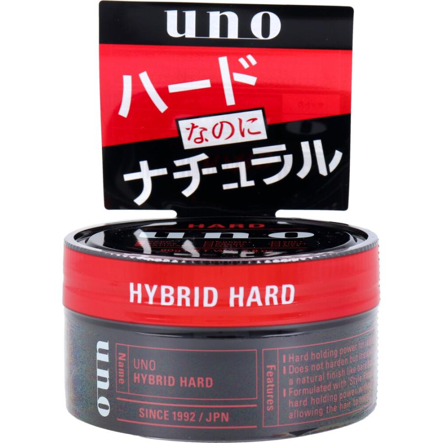 UNO(ウーノ) ハイブリッドハード f 整髪料 80g : シャイニングストア